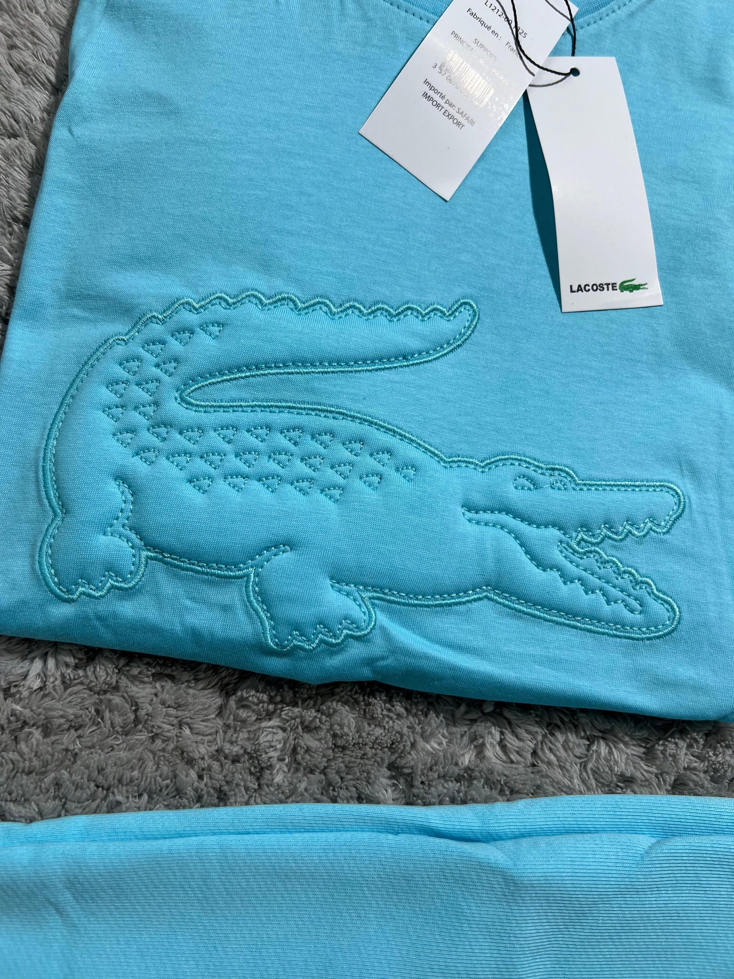 Conjunto manga corta lacoste