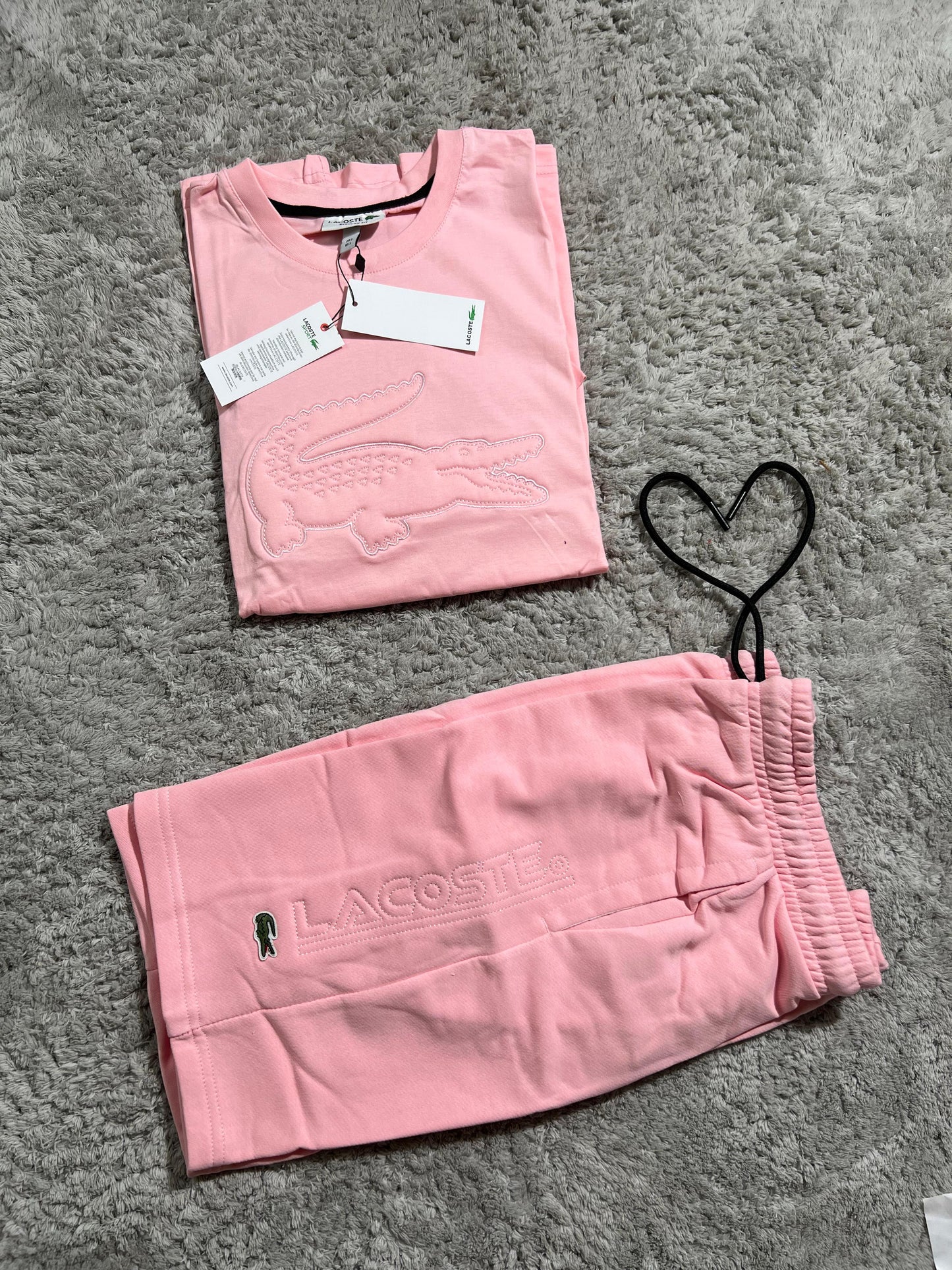 Conjunto manga corta lacoste