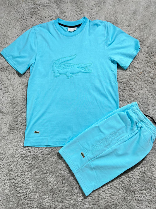 Conjunto manga corta lacoste