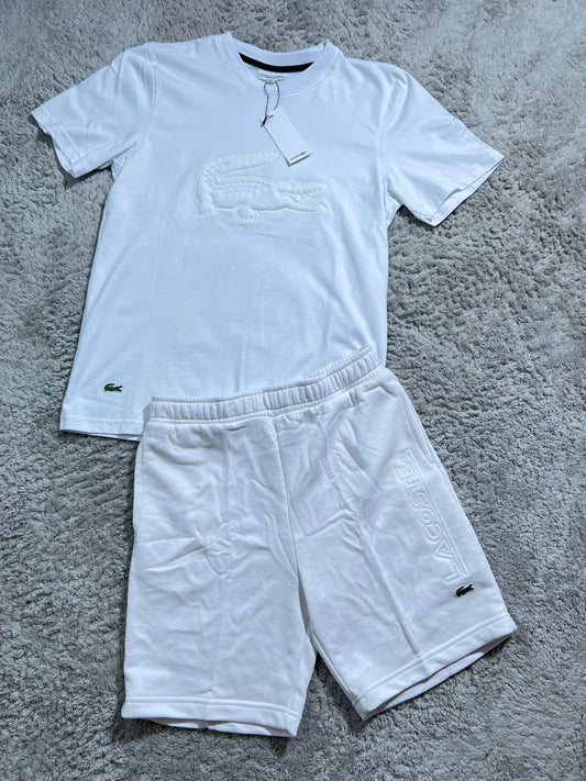 Conjunto manga corta lacoste